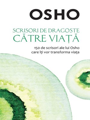 cover image of OSHO--Scrisori De Dragoste Catre Viata